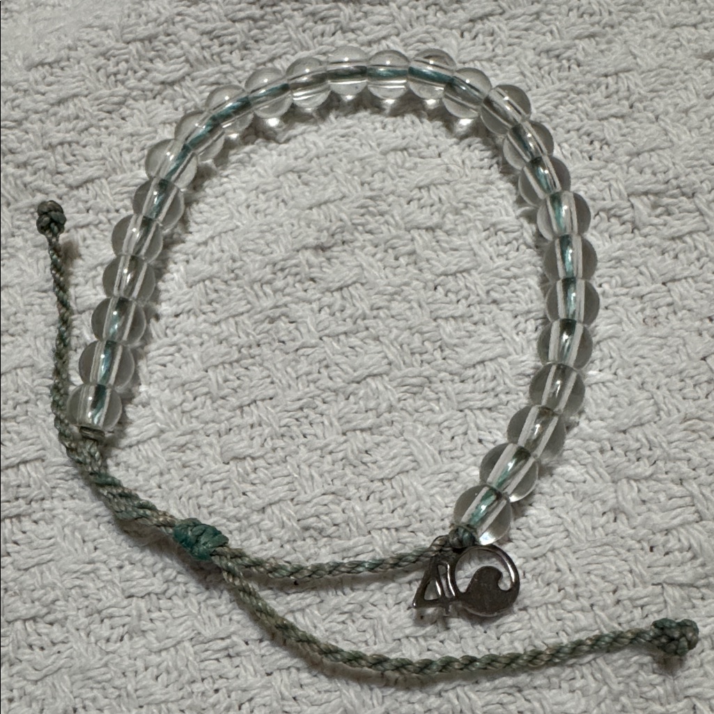 4 Ocean 2018 Dolphin Beaded Bracelet 4ocean Blue & Gray Adjustable Twisted Rope